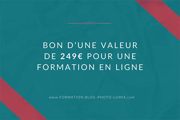 carte cadeau formation photo