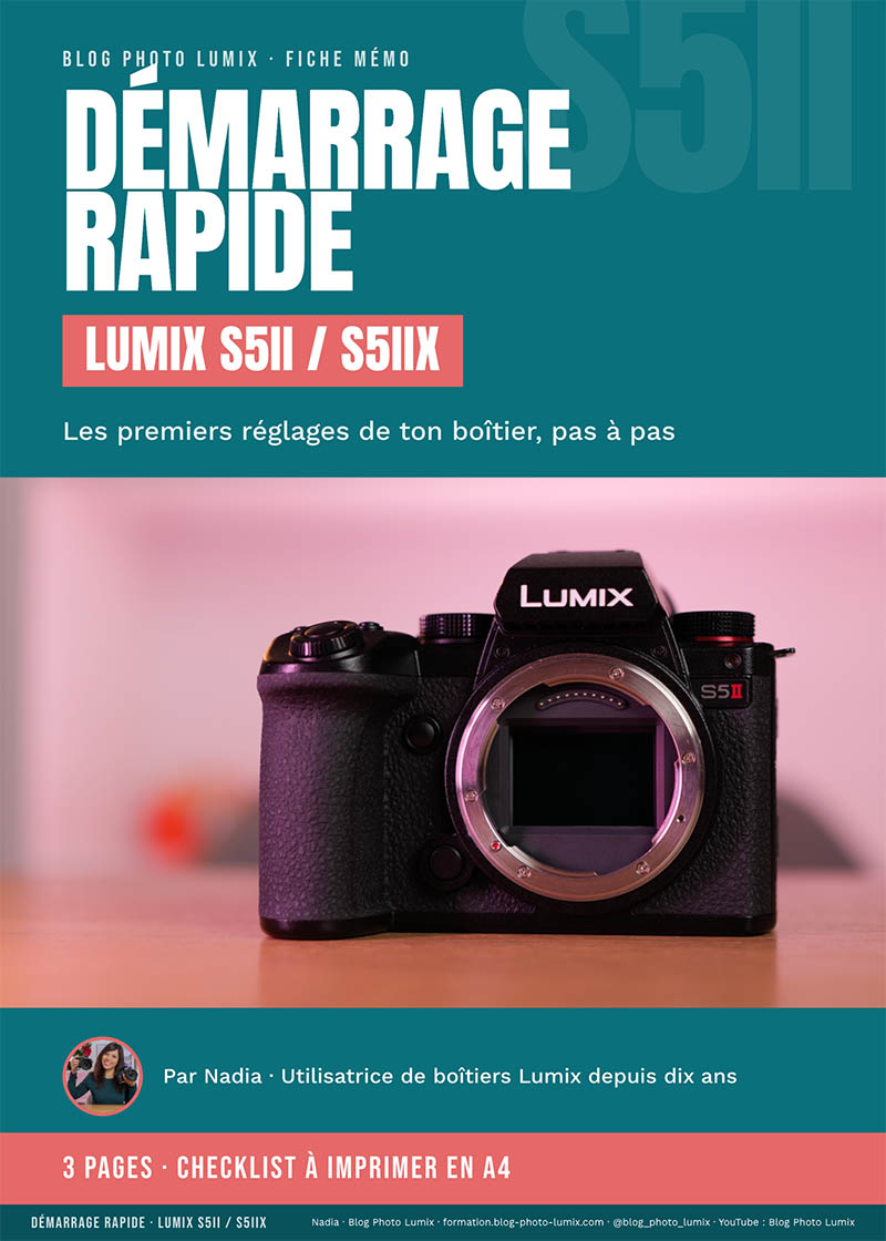 couverture réglages Lumix S5II & S5IIX