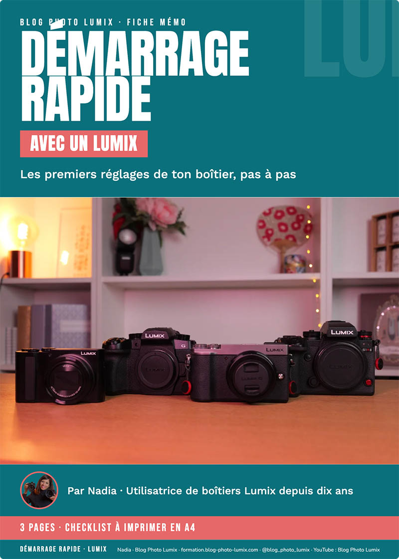 fiche démarrage rapide Lumix