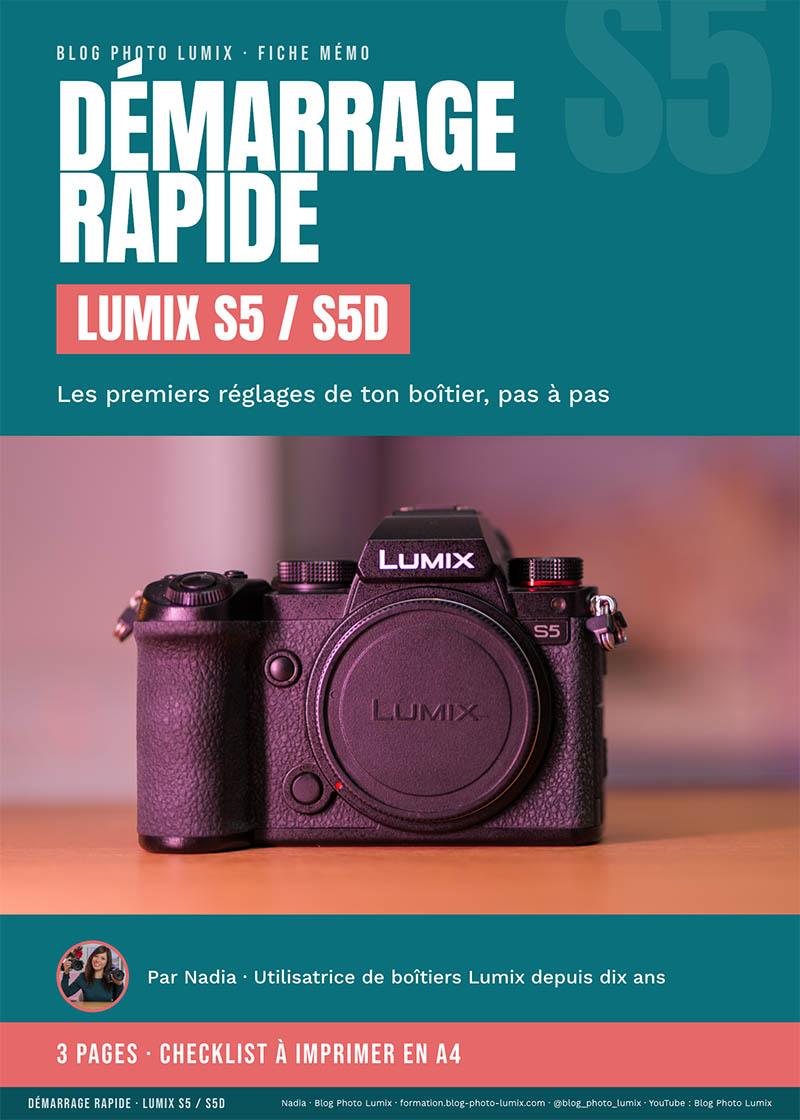 couverture fiche réglages Lumix S5 & S5D 